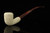 srv - Autograph Series Carved Dublin Churchwarden Dual Stem Meerschaum Pipe with case M4739