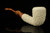 srv - Autograph Series Carved Dublin Churchwarden Dual Stem Meerschaum Pipe with case M4739