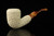 srv - Autograph Series Carved Dublin Churchwarden Dual Stem Meerschaum Pipe with case M4739