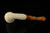 srv - Autograph Series Carved Dublin Churchwarden Dual Stem Meerschaum Pipe with case M4739
