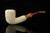srv - Autograph Series Carved Dublin Churchwarden Dual Stem Meerschaum Pipe with case M4739