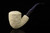 srv Premium - Deluxe Carved Dublin Churchwarden Dual Stem Meerschaum Pipe with case M4740