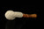 srv - Freemasonry Churchwarden Dual Stem Meerschaum Pipe with case M4741