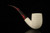 srv - Lattice Bent Billiard Churchwarden Dual Stem Meerschaum Pipe with case M4742