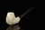 srv - Autograph Series Eagle's Claw Churchwarden Dual Stem Meerschaum Pipe with case M4744