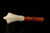 srv - Eagle's Claw Churchwarden Dual Stem Meerschaum Pipe with case M4745
