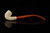 srv - Autograph Series Carved Churchwarden Dual Stem Meerschaum Pipe with case M4746