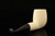 IMP Meerschaum Pipe - Nosewarmer Billiard - Hand Carved with custom case i2753