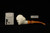 Tiger Block Meerschaum Pipe with pouch M4752