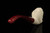 Lion Block Meerschaum Pipe with pouch M4753