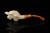 srv - Turtle Block Meerschaum Pipe with fitted case M4756
