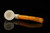 srv - Dublin Block Meerschaum Pipe with fitted case M4759