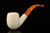 srv - Bent Billiard Block Meerschaum Pipe with fitted case M4761