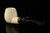 srv Premium - Apple Block Meerschaum Pipe with fitted case M4764