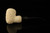 srv Premium - Carved Tomahawk Block Meerschaum Pipe with fitted case M4767