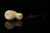 srv Premium - Carved Tomahawk Block Meerschaum Pipe with fitted case M4767