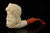 srv - Zeus Block Meerschaum Pipe with fitted case M4769