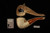 srv - Carved Dublin Block Meerschaum Pipe with fitted case M4774