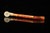 srv - Designer Lattice Churchwarden Block Meerschaum Pipe with fitted case M4783