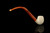 srv - Designers Lattice Churchwarden Block Meerschaum Pipe with fitted case M4786