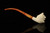 srv - Lion Churchwarden Dual Stem Meerschaum Pipe with case M4787