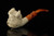 srv - Viking Churchwarden Dual Stem Meerschaum Pipe with case M4790