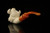 srv - Viking Churchwarden Dual Stem Meerschaum Pipe with case M4790