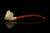 srv - Bacchus Churchwarden Dual Stem Meerschaum Pipe with case M4791