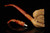 srv - Pirate of Caribbean Churchwarden by Kenan Dual Stem Meerschaum Pipe with case M4792