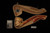 srv - Pirate of Caribbean Churchwarden by Kenan Dual Stem Meerschaum Pipe with case M4792
