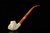 srv - Eagle's Claw Churchwarden Dual Stem Meerschaum Pipe with case M4794