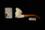 Santa Claus Block Meerschaum Pipe with pouch M4799