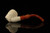 Floral Skull Block Meerschaum Pipe with pouch M4802