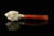 Tiger Block Meerschaum Pipe with pouch M4804