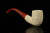 Carved Bent Billiard Block Meerschaum Pipe with pouch M4805