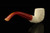 Carved Bent Billiard Block Meerschaum Pipe with pouch M4805
