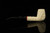 srv - Carved Billiard Block Meerschaum Pipe with fitted case M4815