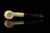 srv - Carved Billiard Block Meerschaum Pipe with fitted case M4815