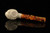 srv - Zeus Skull Block Meerschaum Pipe with fitted case M4817