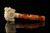 srv - Laughing Bacchus Block Meerschaum Pipe with fitted case M4824
