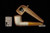 srv - Dublin Block Meerschaum Pipe with fitted case M4832