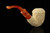 srv - Carved Calabash Block Meerschaum Pipe with fitted case M4835