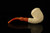 srv - Carved Calabash Block Meerschaum Pipe with fitted case M4835