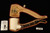 IMP Meerschaum Pipe - Bamboo Special - Hand Carved with fitted case i2754