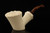 IMP Meerschaum Pipe - Sitting Poker - RC Reverse Calabash with pocket case i2756