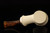 IMP Meerschaum Pipe - Sitting Poker - RC Reverse Calabash with pocket case i2756
