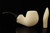 IMP Meerschaum Pipe - Lattice - RC Reverse Calabash with pocket case and tamper i2760