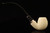 IMP Meerschaum Pipe - Apple - Churchwarden with fitted case i2763