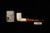 Billiard Block Meerschaum Pipe with pouch M4855