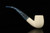 Bent Billiard Block Meerschaum Pipe with pouch M4856
